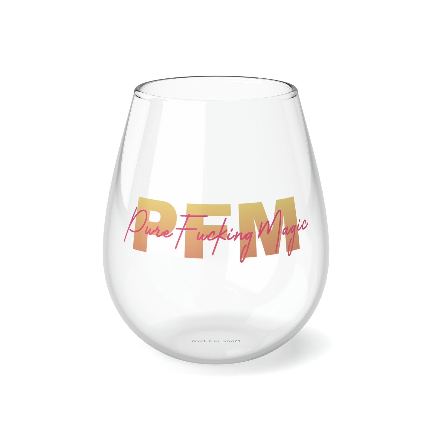 PFM Stemless Wine Glass, 11.75oz