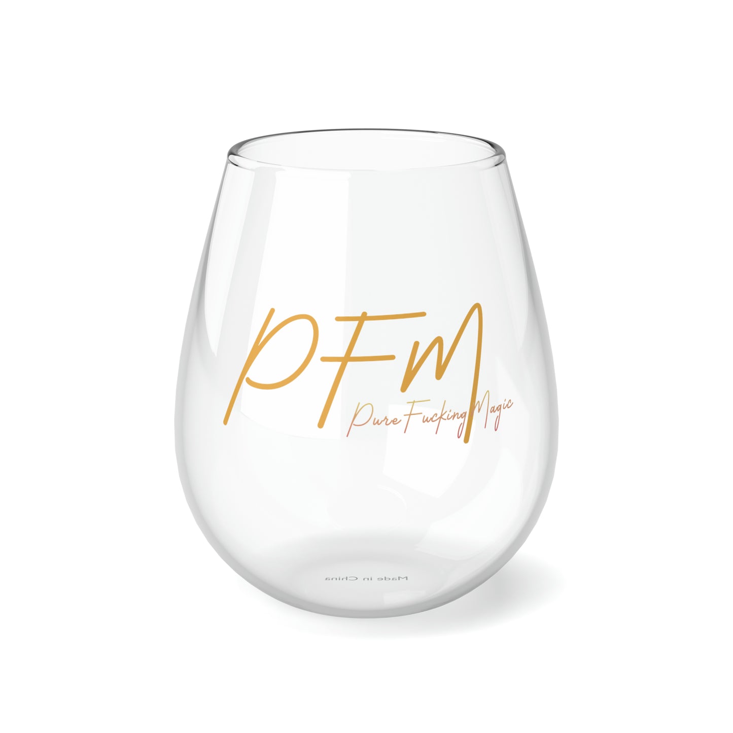 PFM Stemless Wine Glass, 11.75oz